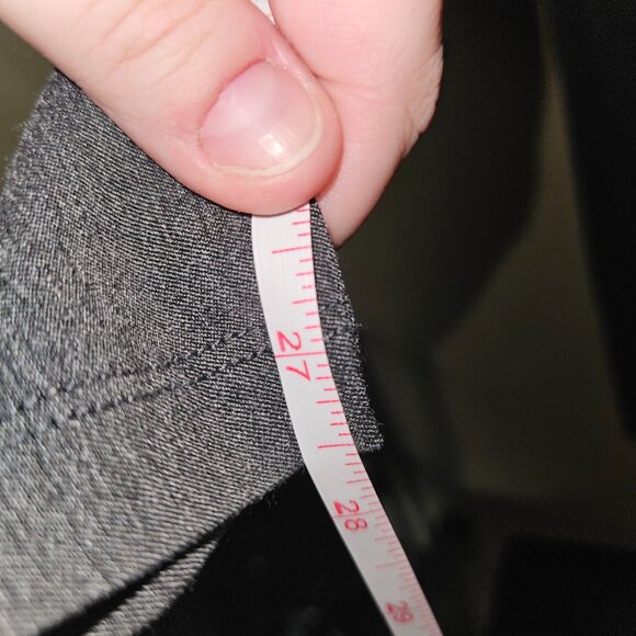 Worthington Skinny Ankle Pull-On Gray Pants - Picture 4 of 5